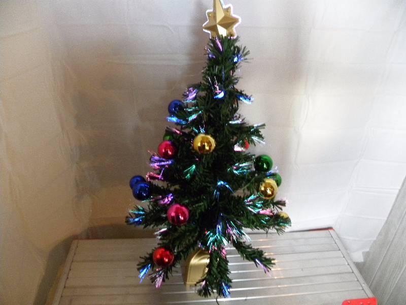 3 ft fiber optic tree with bulbs