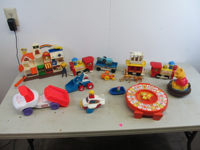 Vintage Childs Toys Fisher Price etc.