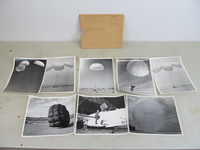 Rare Korean War Era US Naval Parachute Unit Test Photos