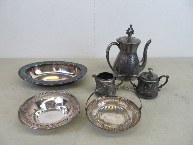 Antique Silverplated Serving Pieces