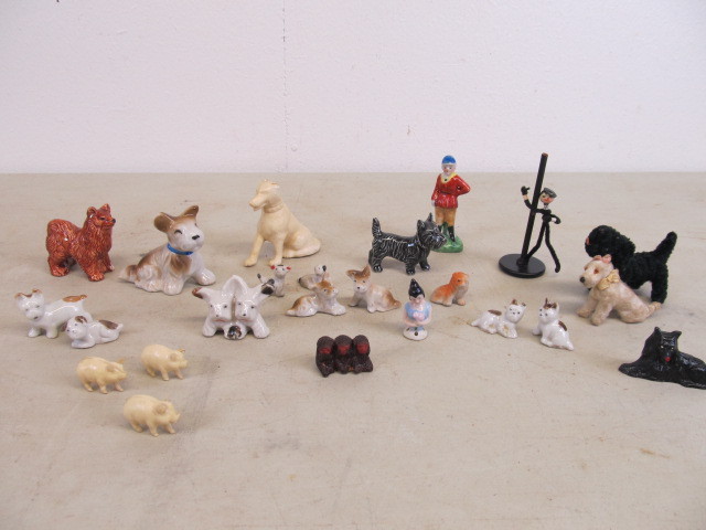 Collection of Vintage Miniature Porcelain etc. Figures