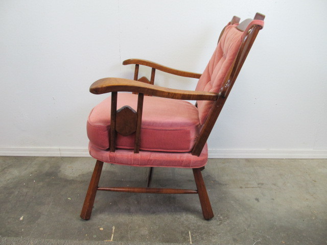 Unusual Vintage Upholstered Arm Chair