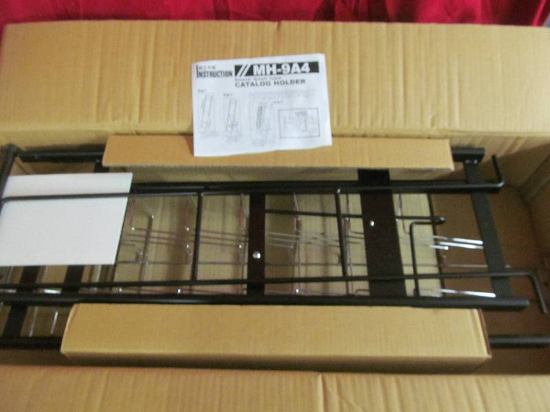 metal catalog holders