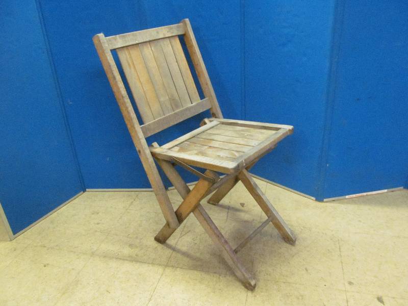 vintage folding chair
