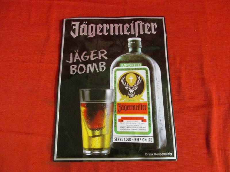 Jgermeister metal sign