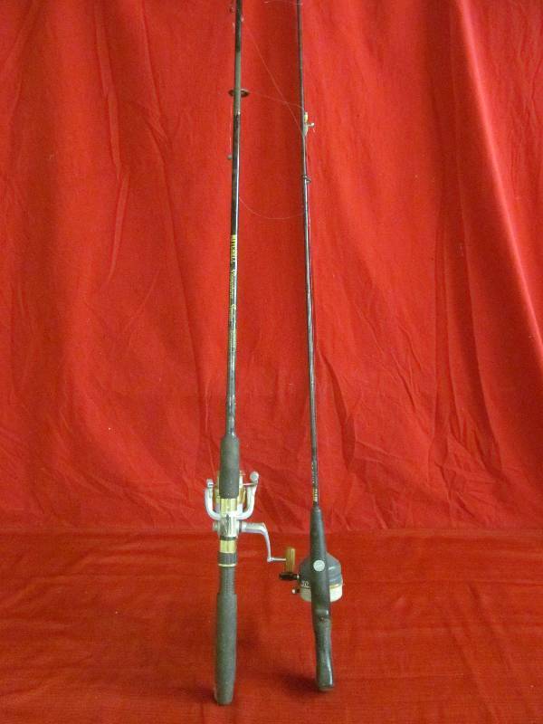 fishing rods and reels, nets