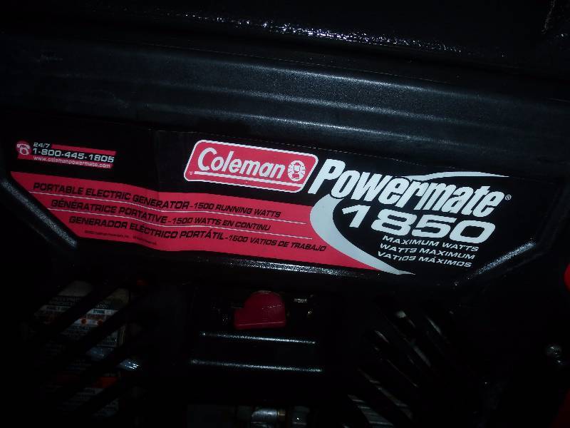 lot 12 image: Coleman Powermate Generator