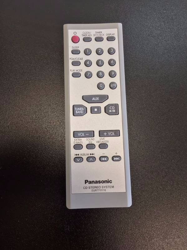 Panasonic RadioCD Player w Remote