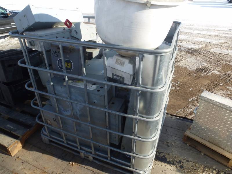 Tote Of Electrical Boxes