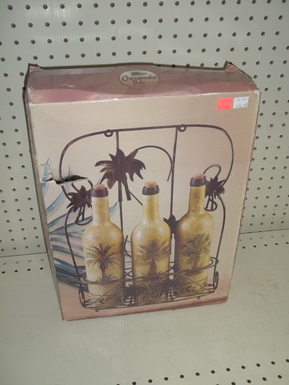 lot 153 image: Rod Iron Wine Holder