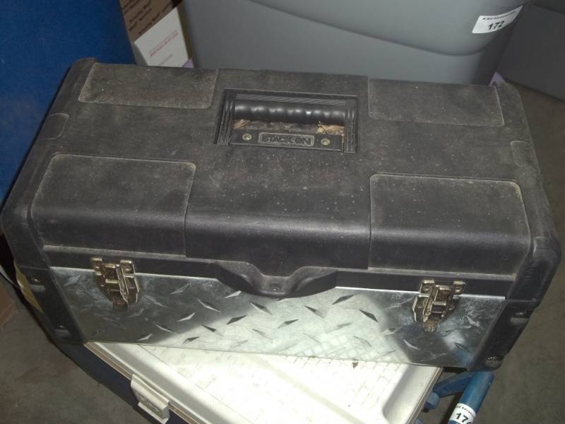 lot 175 image: Tool Box with tools