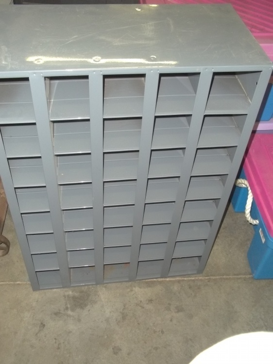 lot 182 image: Parts Bin 24 x24 x 12