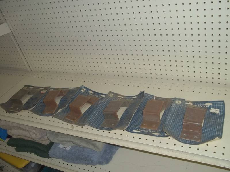 lot 187 image: Lot of 6 Stake Pockets