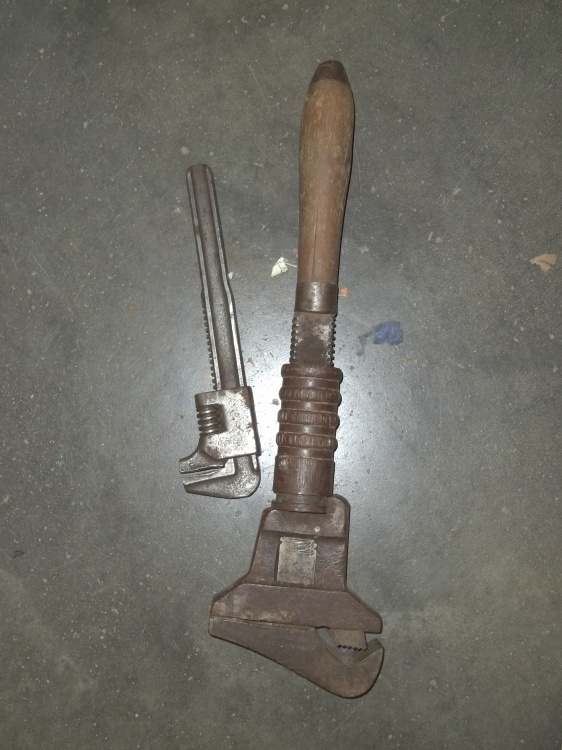 lot 230 image: Pair of Monkey wrenches