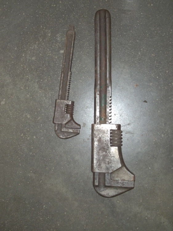 lot 232 image: Pair of Monkey wrenches