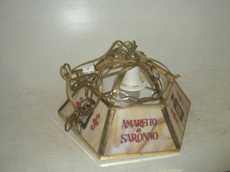 lot 264 image: Hanging Amaretto Saronno light