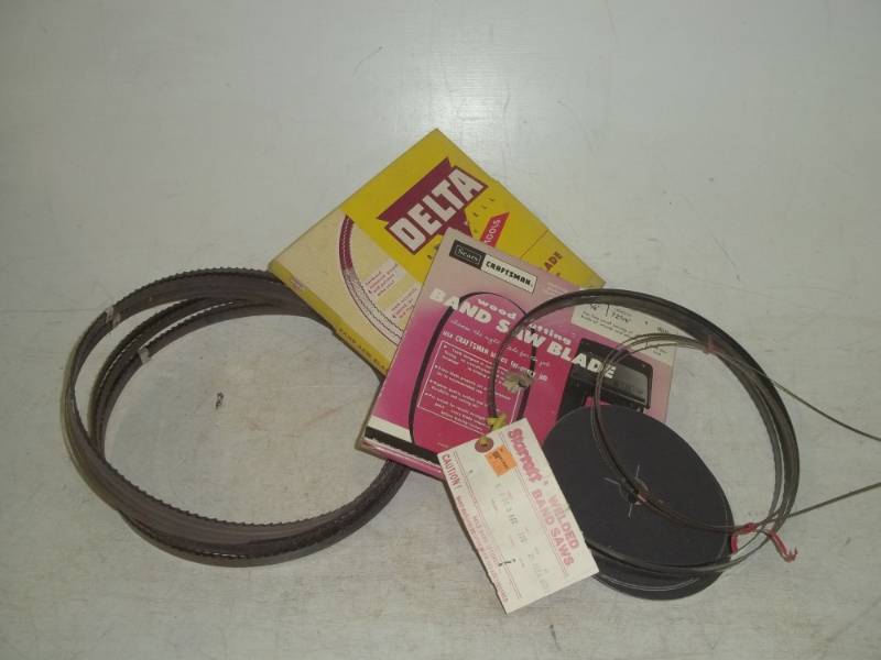 lot 329 image: Band saw blades