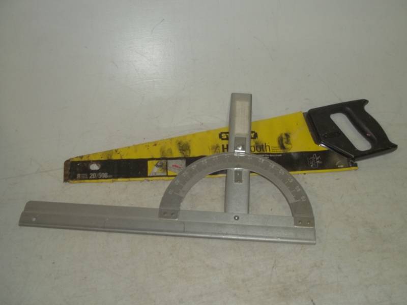 lot 332 image: Saw and angle gauge