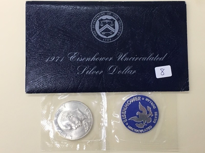 1971 Uncirculated Eisenhower Silver...
