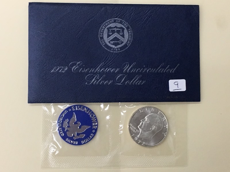 1972 Uncirculated Eisenhower Silver...