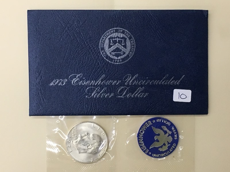 1973 Uncirculated Eisenhower Silver...