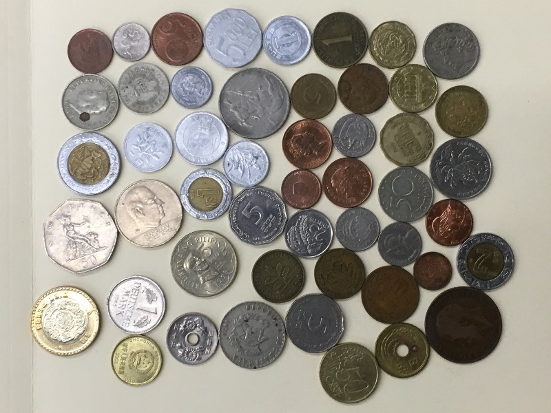 (50) Different Coins From All Over ...
