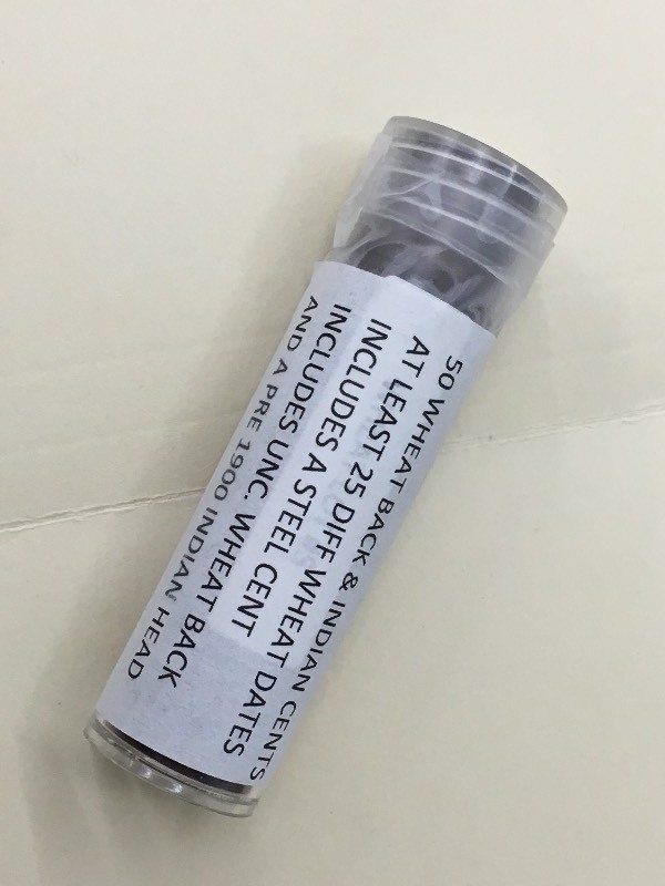 (1) Roll Of Wheat Back & Indian Cen...