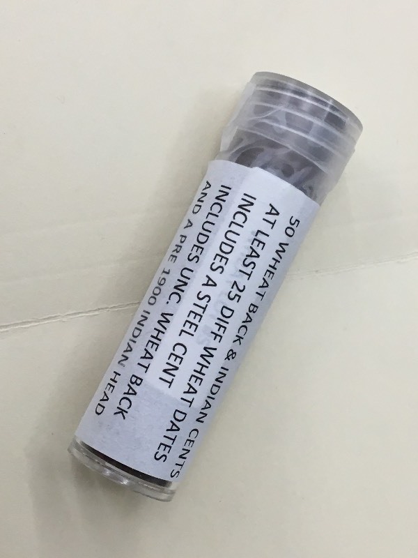 (1) Roll Of Wheat Back & Indian Cen...