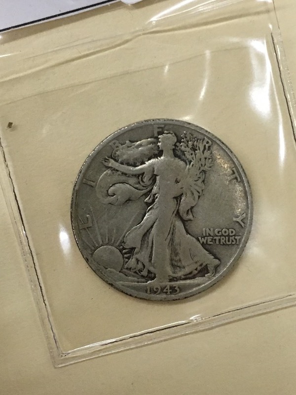 1943-S Walking Liberty Half Dollar,...