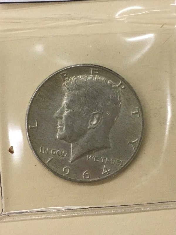 1964-D Kennedy Half Dollar, 90% Sil...