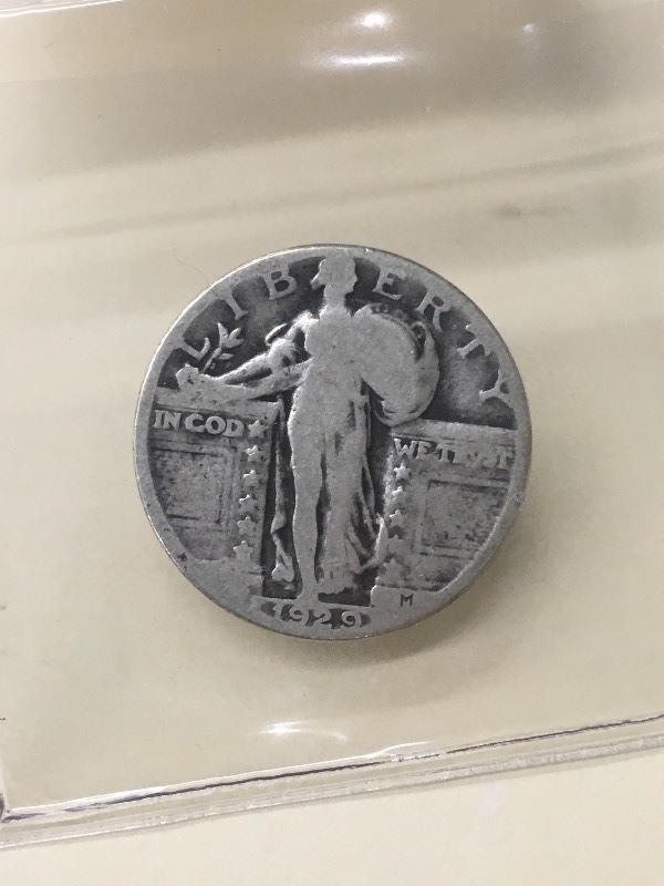 1929 Standing Liberty Quarter, 90% ...