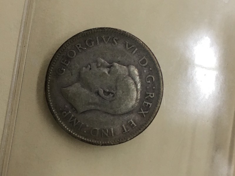 1944 King George VI Canadian Quarte...