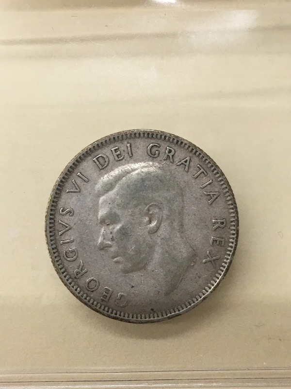 1951 King George VI Canadian Quarte...