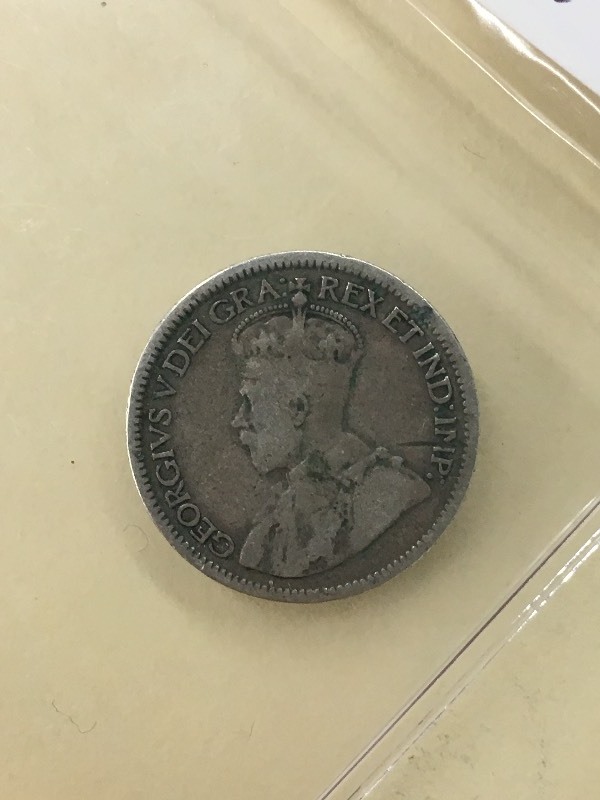 1929 King George V Candian Dime...