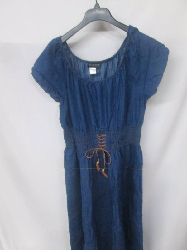 lot 107 image: Wearabouts Womens Plus Tiered Denim Dress