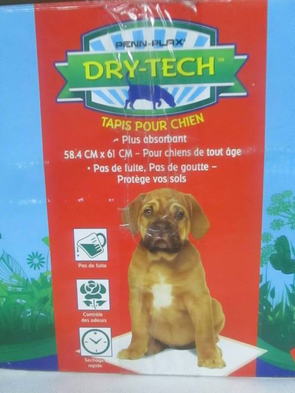 lot 36 image: Penn-Plax 100-Count Dry-Tech Potty Training Pads for Dogs
