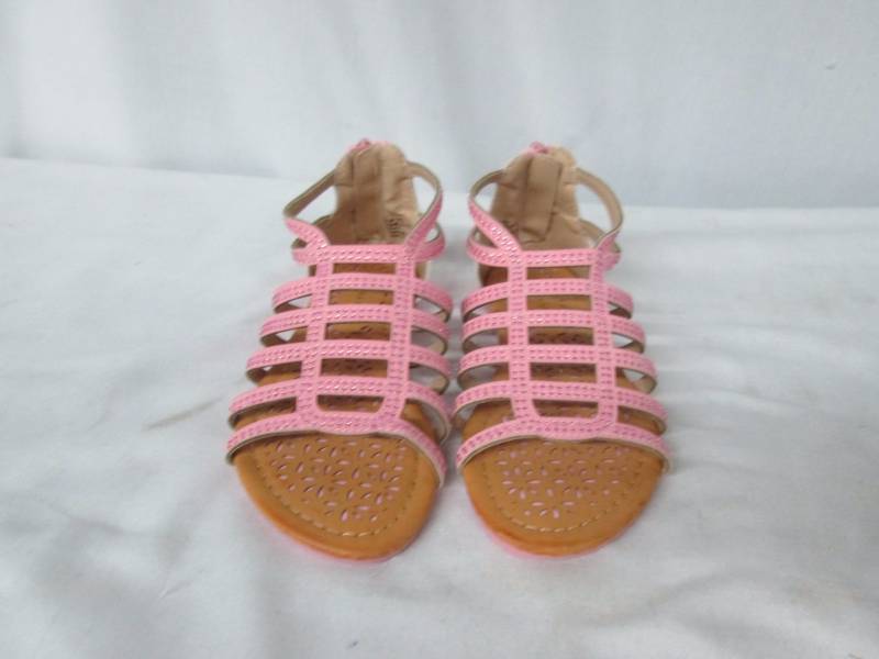 lot 65 image: Laura Ashley Toddler Girls Beaded Sandal - Pink