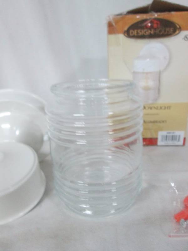 lot 75 image: Design House Jelly Jar Outdoor Downlight