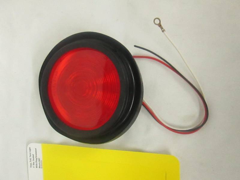 lot 94 image: 4 Round LED StopTailTurn Light - Red