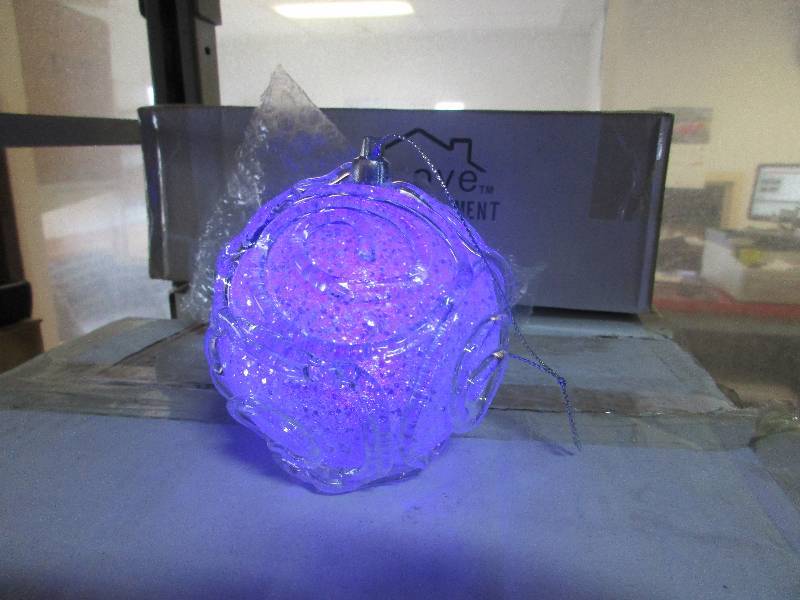 5 - 6 piece LED Christmas ornaments, color changing. 30 total