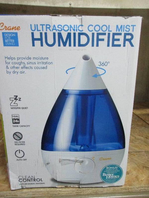 Ultrasonic cool mist humidifier