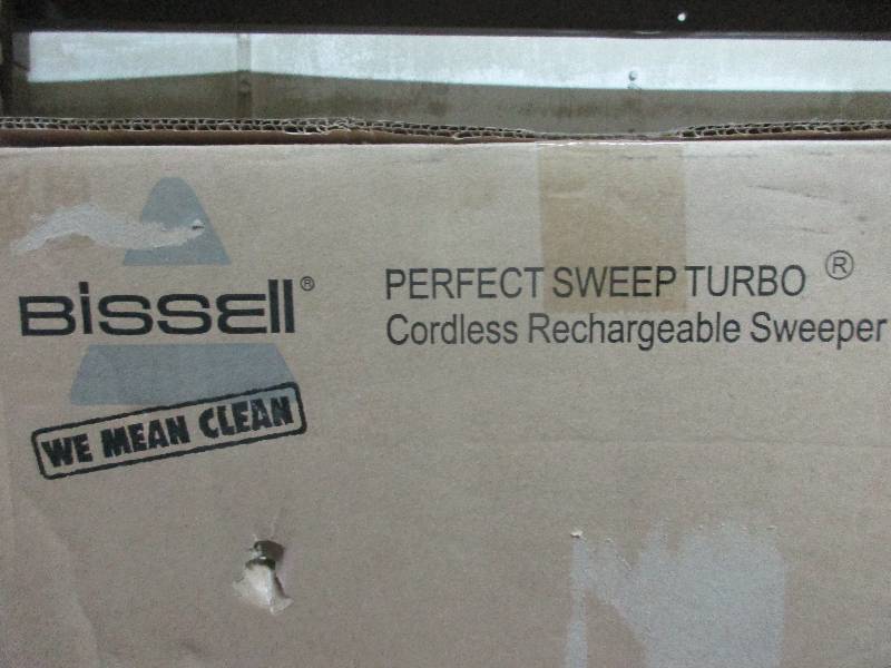 Bissell perfect sweep turbo cordless rechargeable sweeper