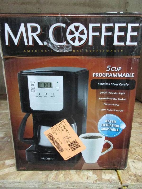 Mr.Coffee 5 cup programmable coffee maker