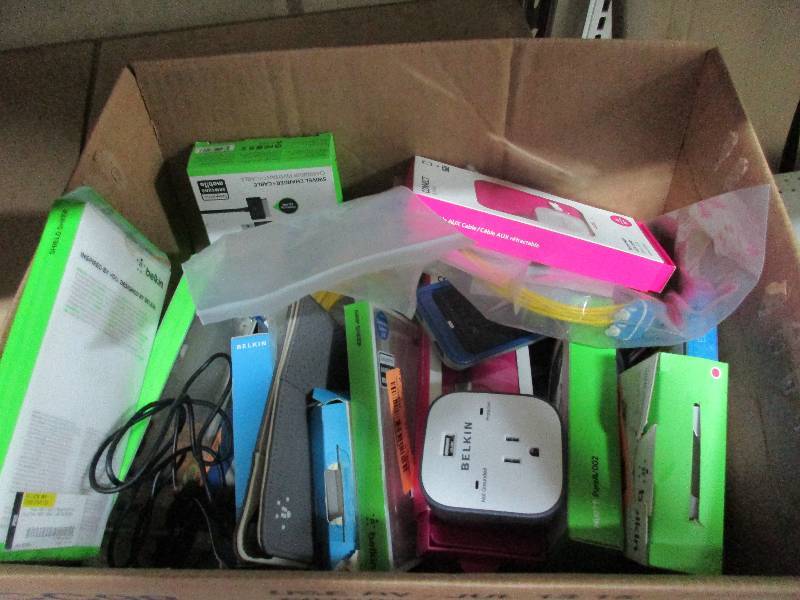 assorted cell phone accessories