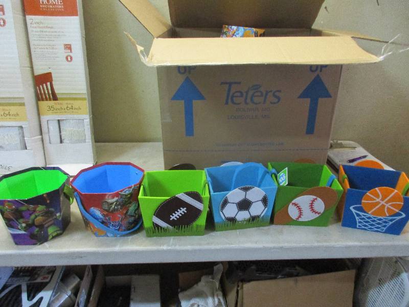 box of Easter baskets multiples of each