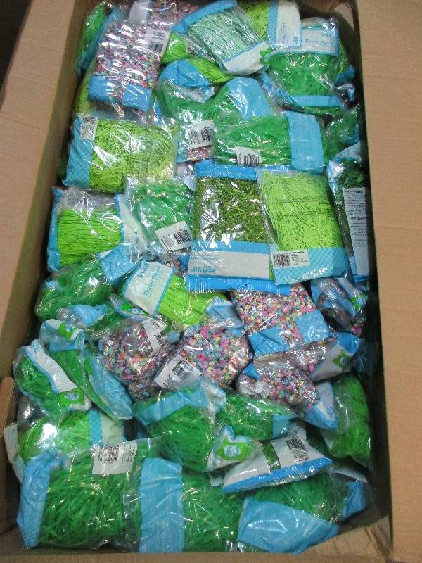 huge box of Easter grass