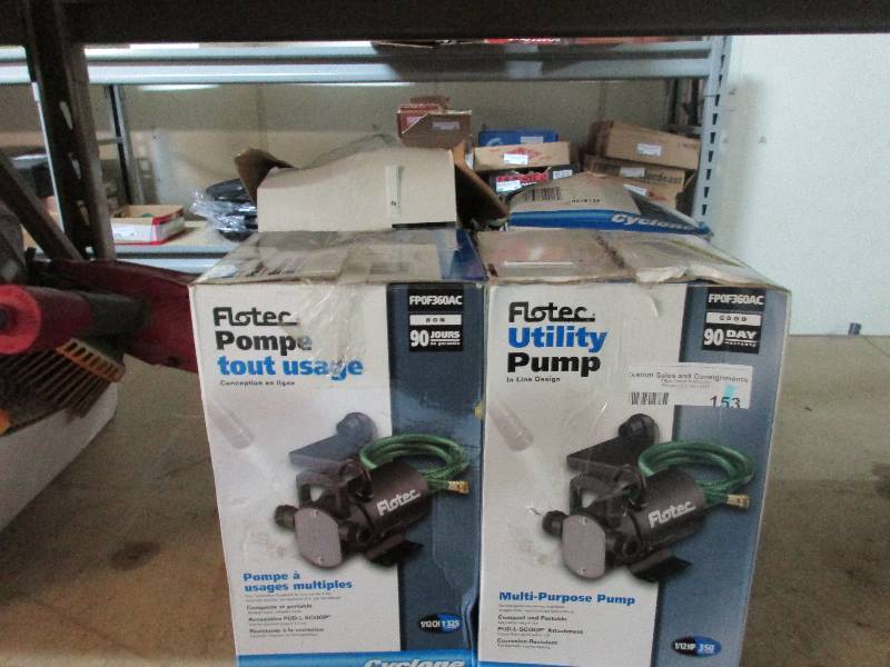 4 Flotec utility pumps FPOF360AC 112 HP