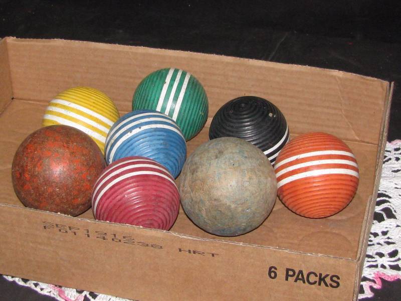 Vintage Croquet Balls