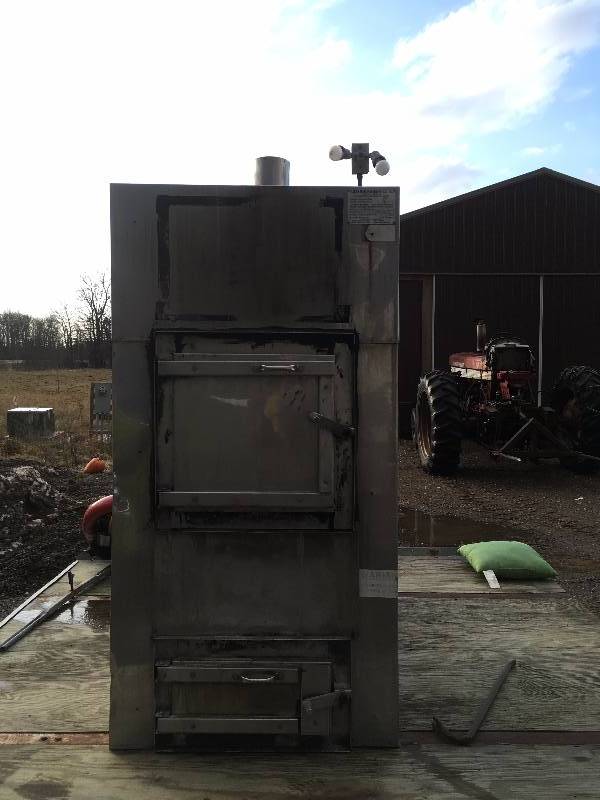 lot 1 image: Hardy Outside Wood Burning Furnace