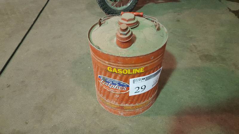 Delphos 5-Gallon Galvanize Gas Can